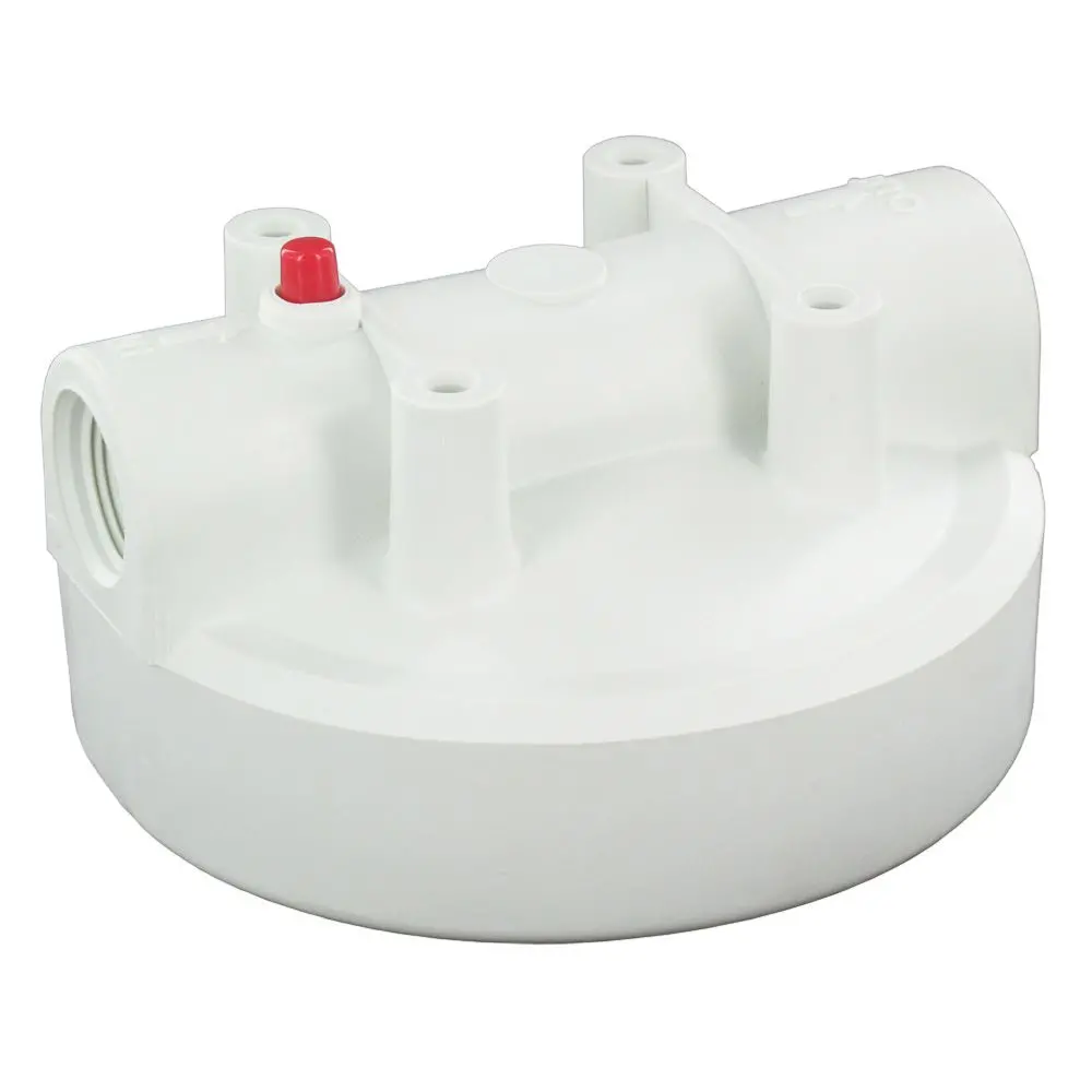 White Full Flow Cap Compatible To Ap801 And Ap802 Housings 1