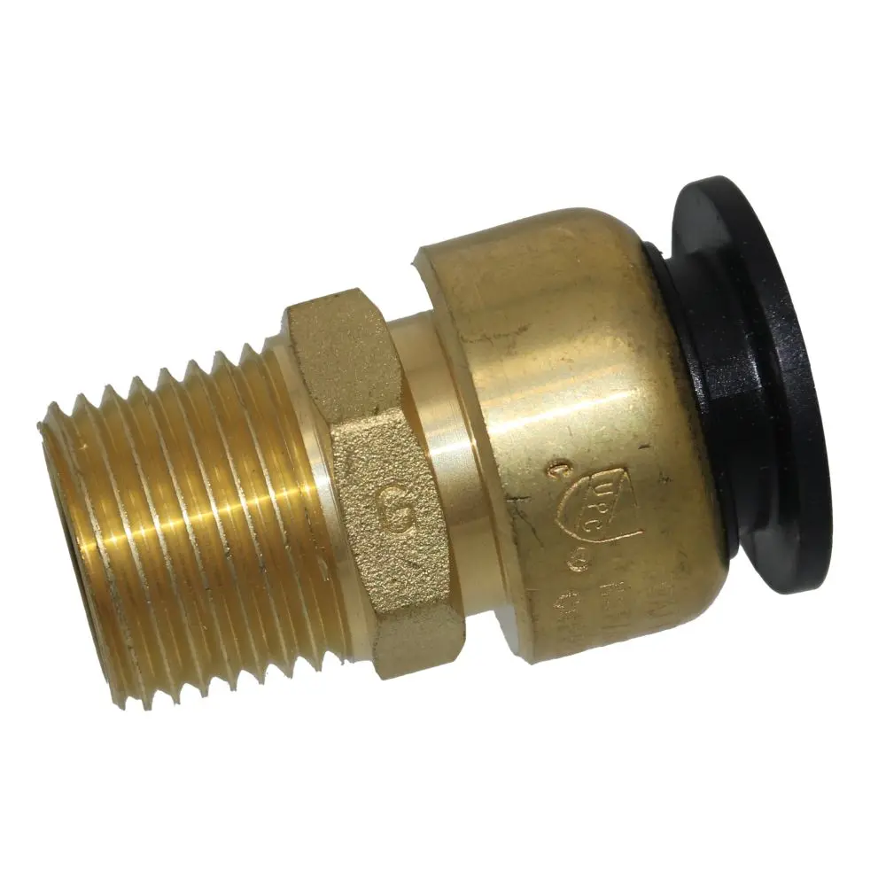 1/2" Cts X 1/2" Npt Lead Free Brass Male Connector 1