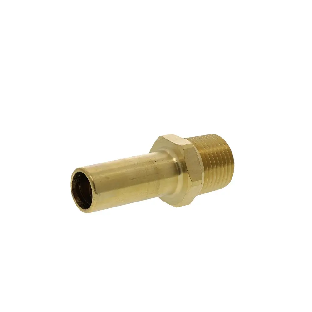 John Guest Brass Male Stem Adapter Npt - 1/2 Cts X 1/2 Npt 1