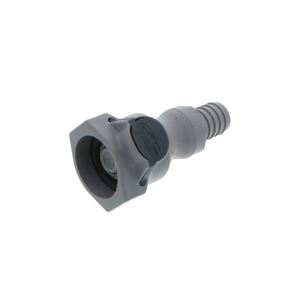 Udc Valved In-Line Hose Barb Coupling Body - 5/8 Id Barb Buna-N O-Ring 2