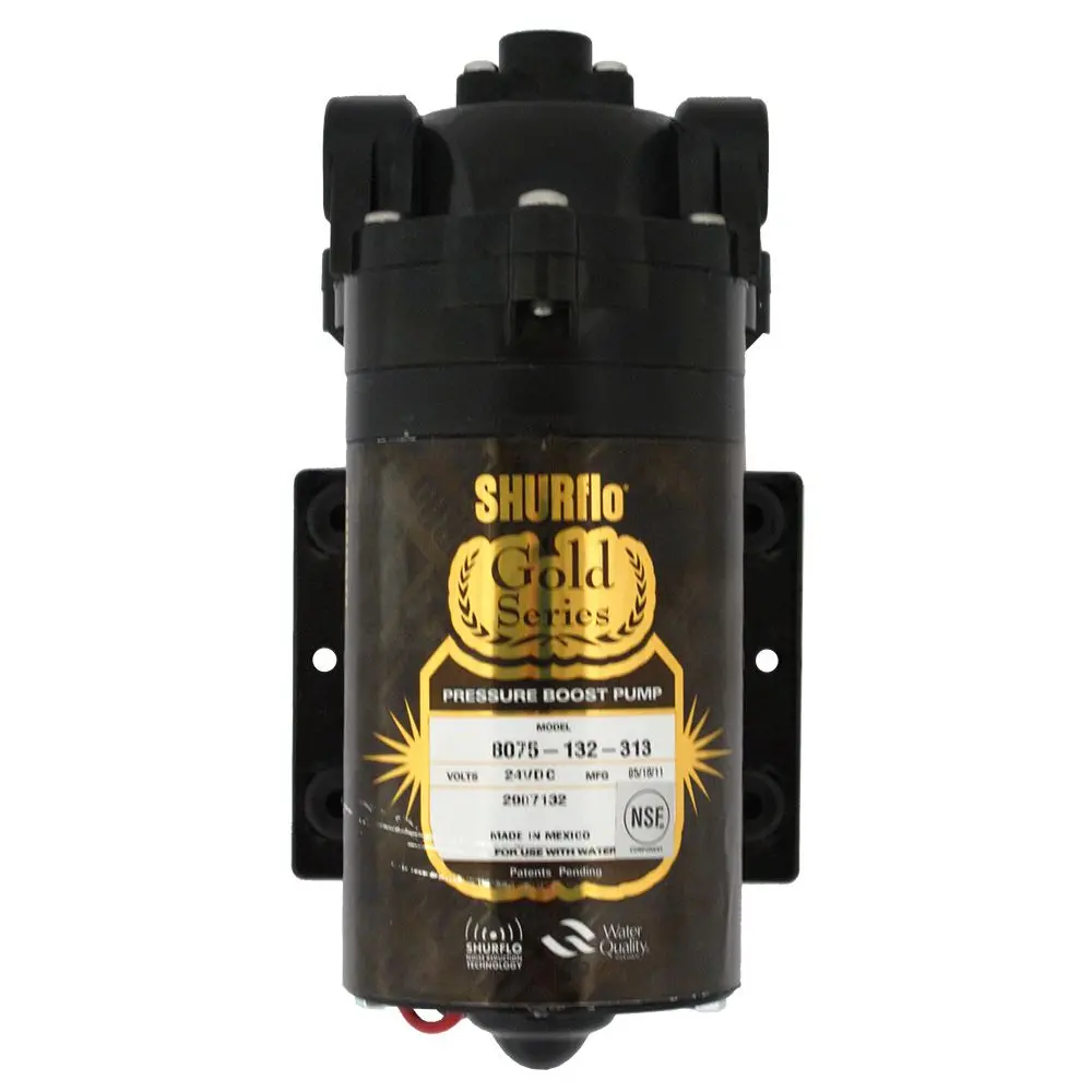 Shurflo 8075-132-313 Gold Series Ro Booster Pump 50 Gpd 90 Psi 24V 1