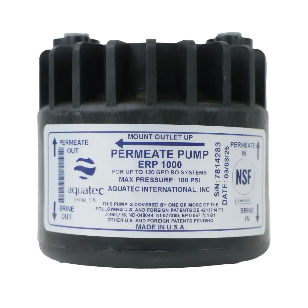 Aquatec Erp-1000 Permeate Pump For Up To 120 Gpd 1