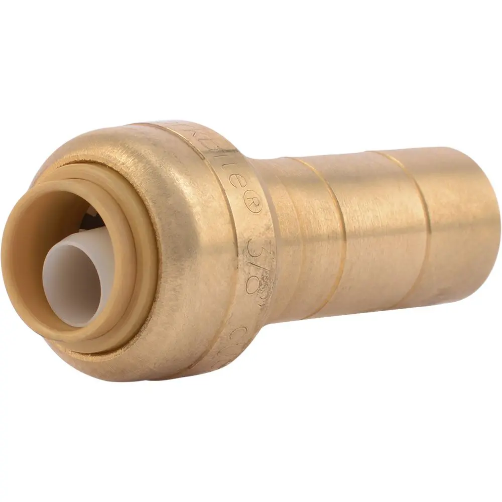 Sharkbite® U719lf Lead-Free Brass Push-To-Connect Reducing Stem - 3/8" X 1/2" Cts 1