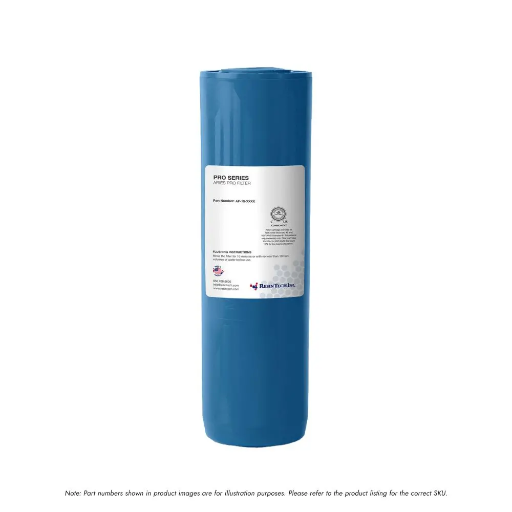 10" X 2.5" Resintech Calcite Ph Neutralizing Cartridge 1