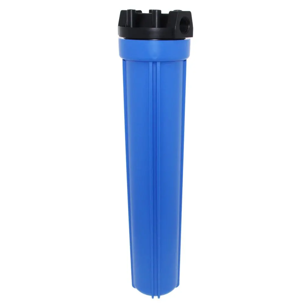 20" Neo-Pure Standard Water Filter Housing Black/Blue Without Pressure Relief - 3/4" Fpt 1