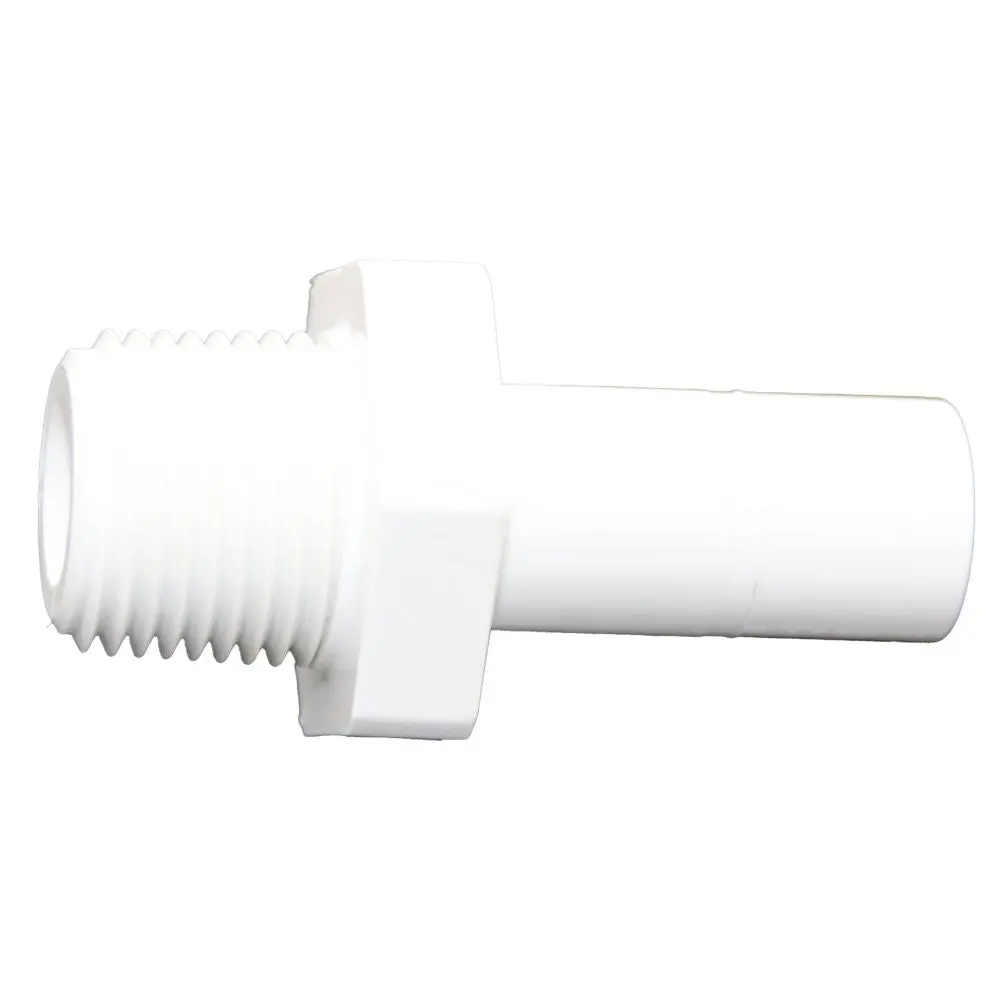 Neofit - Polypropylene Natural White Stem Adapter 1/2" Stem X 3/8" Nptf 1