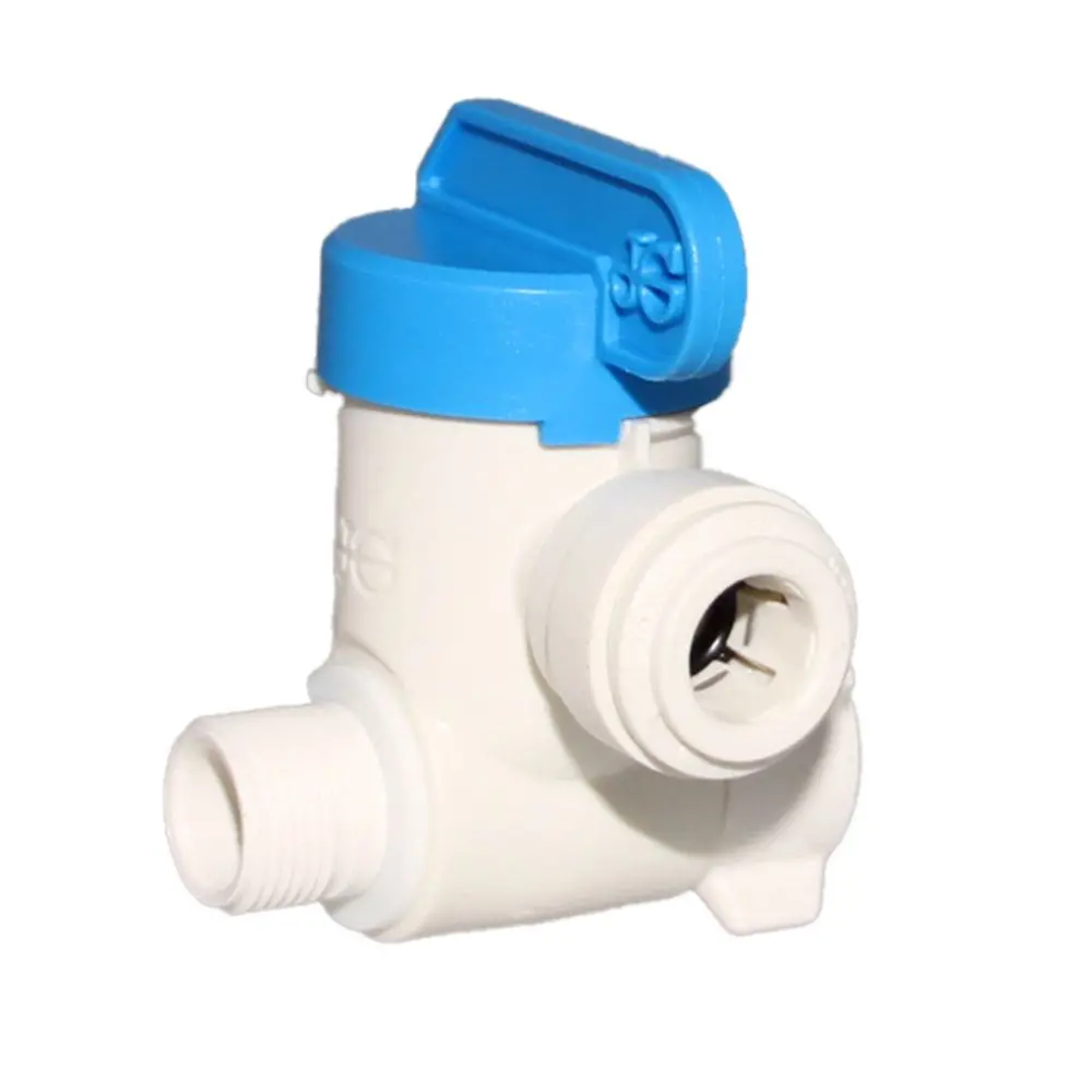 John Guest Plastic Angle Stop Adapter Valve Lead-Free - 3/8 X 3/8 X 3/8 1