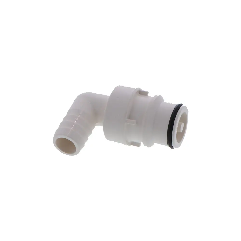 Hfc23835 Non-Valved Elbow Hose Barb Coupling Insert 1/2 Id Barb 1