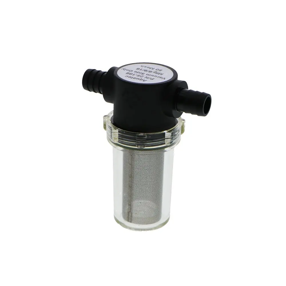 Inline T-Strainer 1/2" Hb X 1/2" Hb With 50 Mesh Ss Filter Screen 1