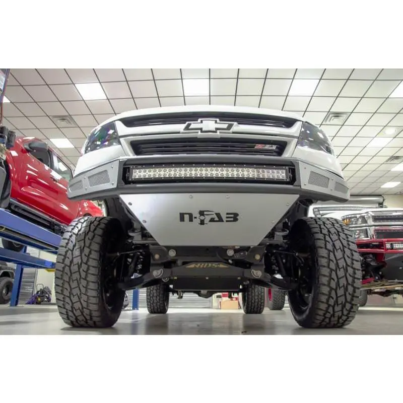 N-Fab M-Rds Radius Pre-Runner Bumper For 30" Led Light Bar, 2015-2017 Lwn 1