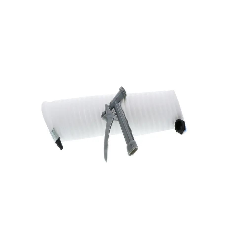 Watts Aqualock/Seatech - Sc25203w Supercoil Hose 25' White With Speed-Tap Hose Adaptor 1