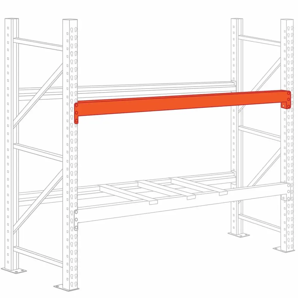 Beam Tear Drop 12' X 4.625" X 1-5/8" Tear Drop 16 Ga, 3500 Lb Cap, Orange - Used Condition 1