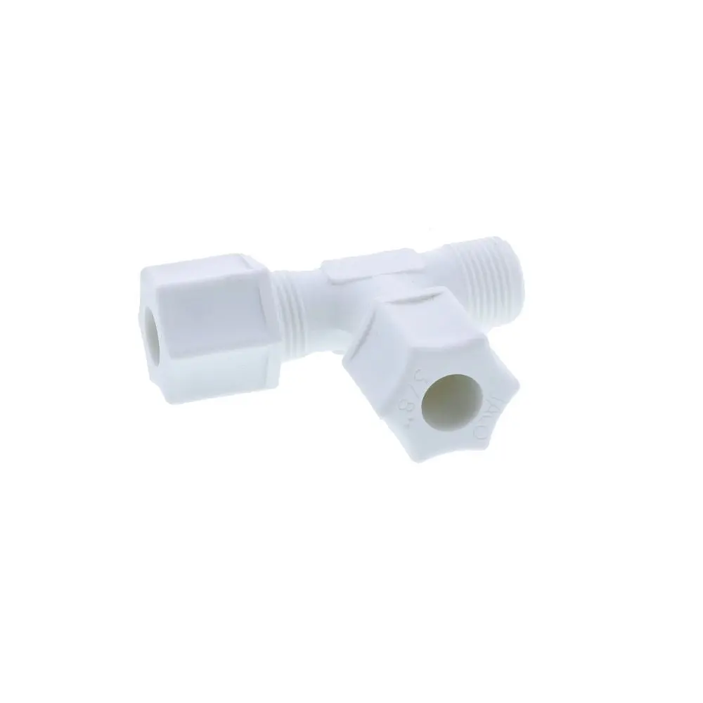 Jaco 70-6-P-O Polypropylene Union Tee 3/8 Od Tube X 3/8 Od Tube X 3/8 Od Tube 2
