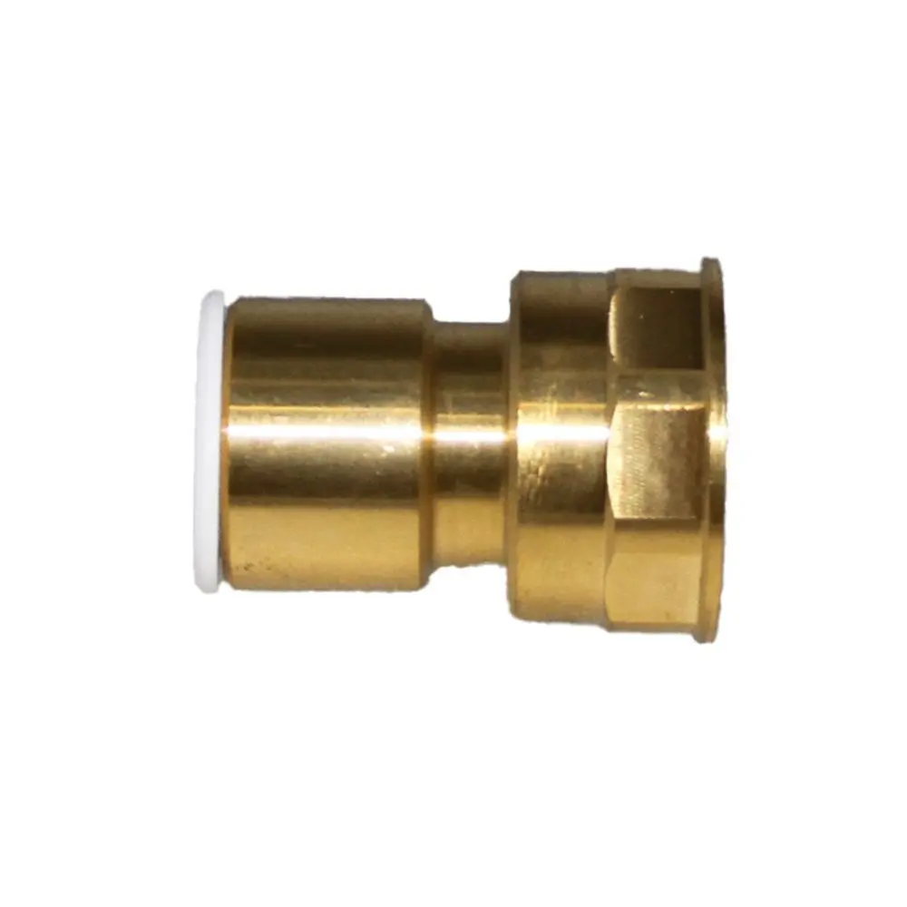 John Guest Lead Free Brass Flare Female Connector - 3/8 X 3/8 Ffl 2