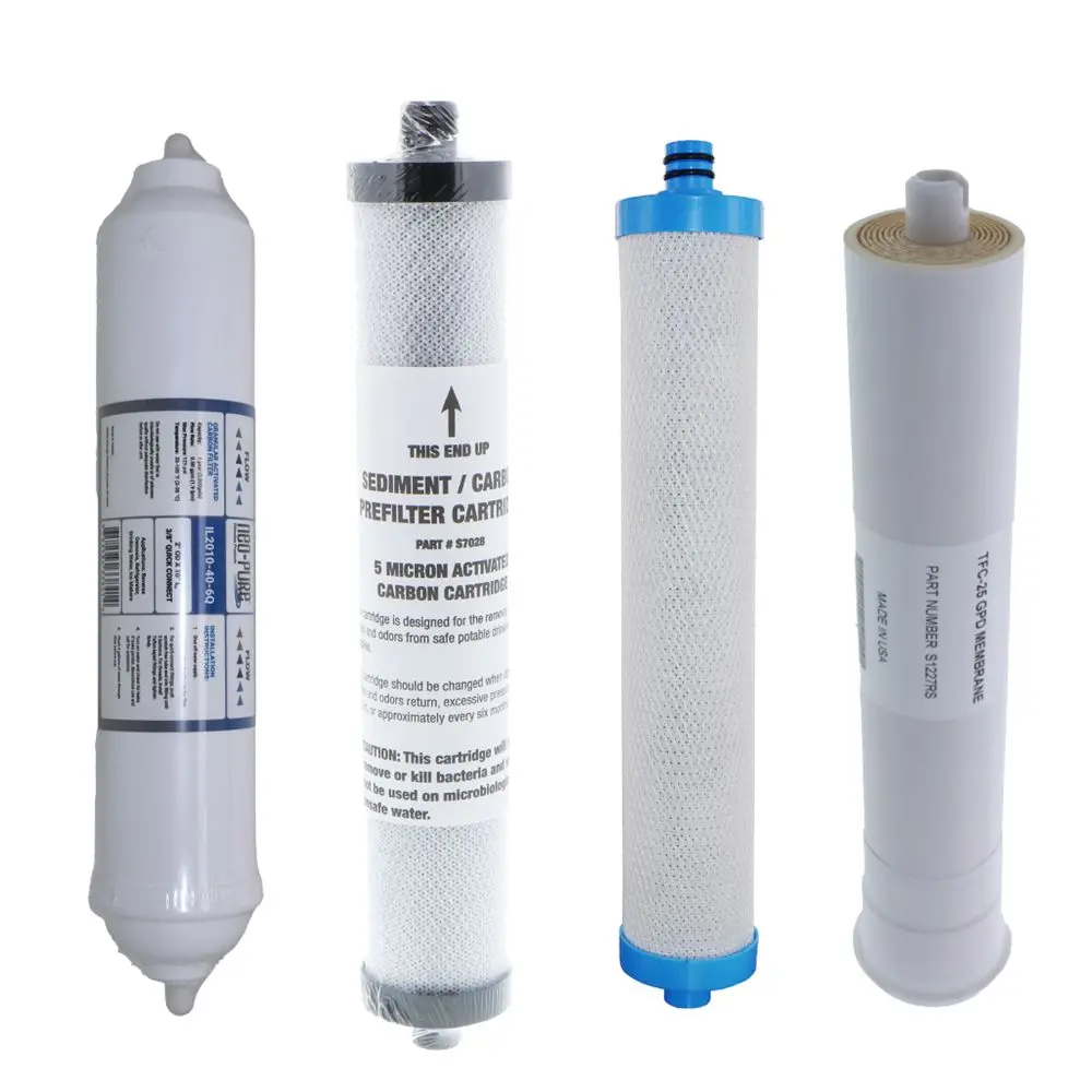 Microline Tfc-4 Compatible Ro System Replacement Water Filter Kit 1