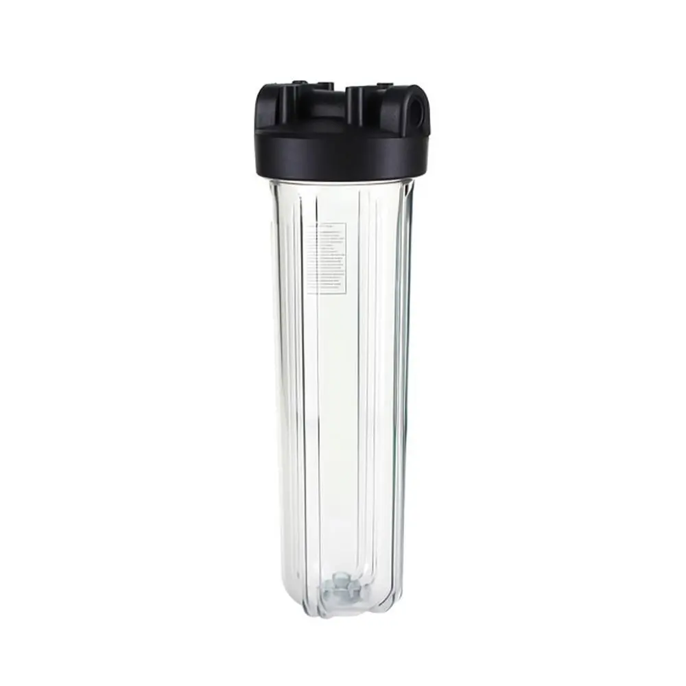 20" X 4.5" Housing, Hi-Temp, Clear Body, Black Cap 1.5" 1