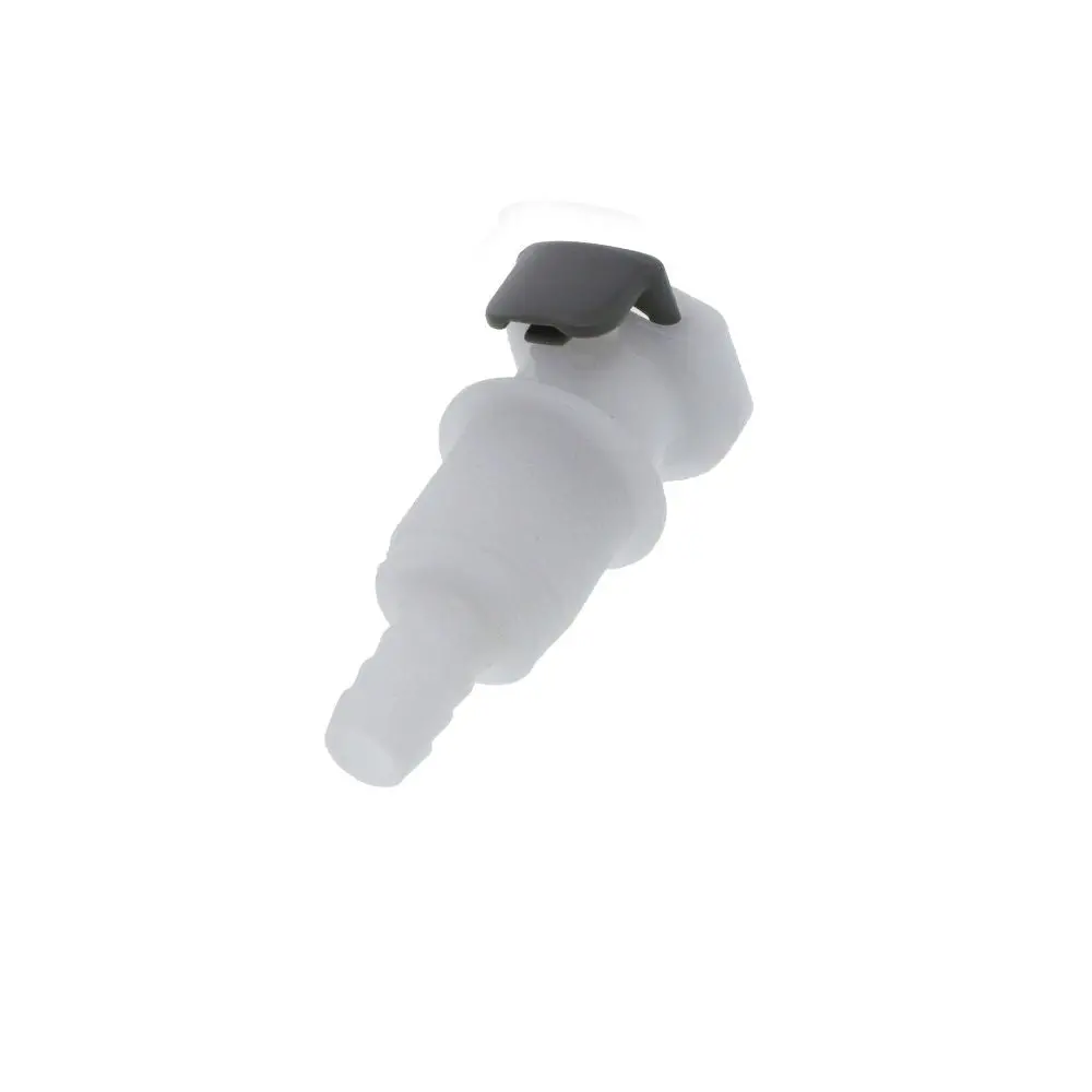 Apcd16005 Valved Panel Mount Hose Barb Coupling Body 5/16 Id Barb 2