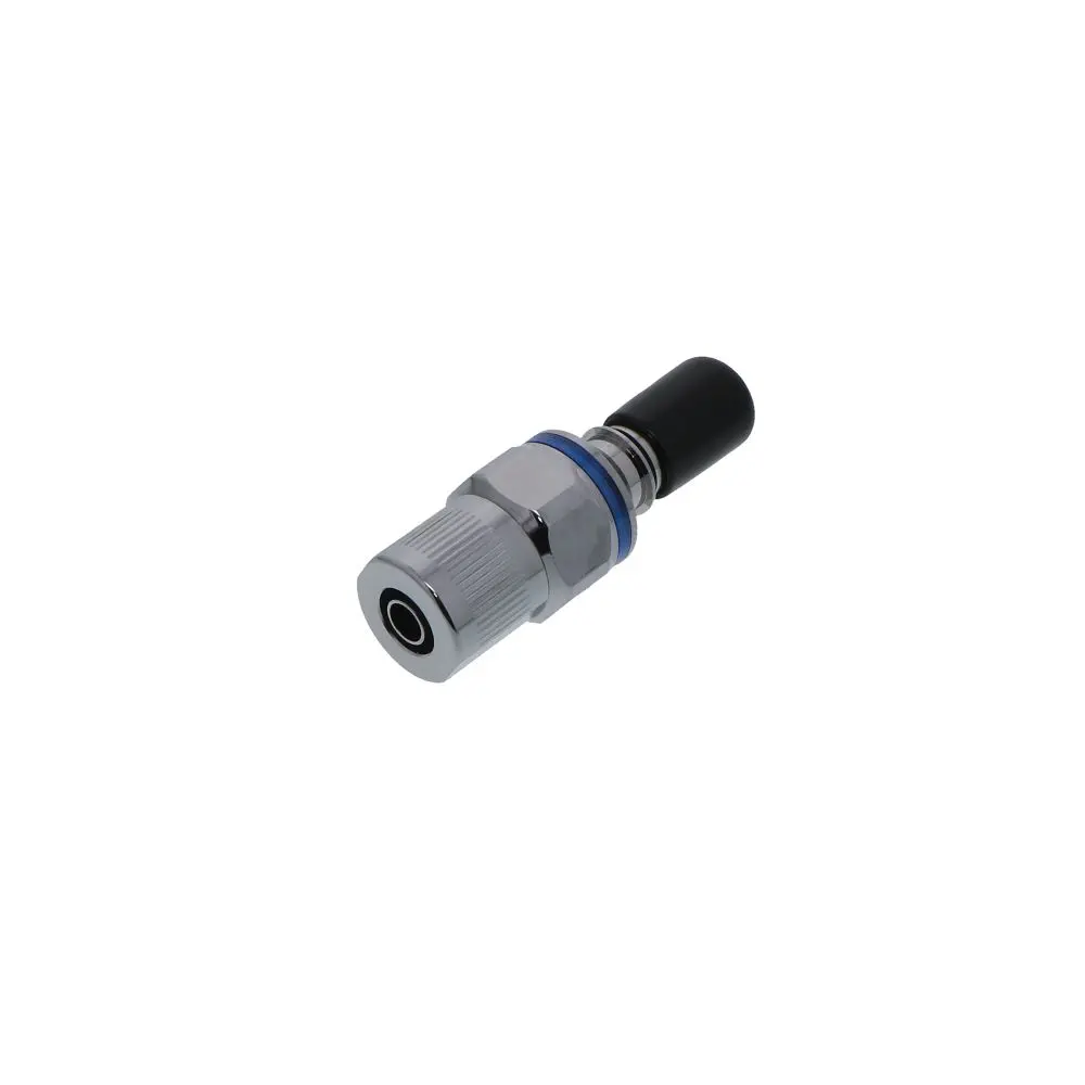 Lq4d20006blu Valved In-Line 3/8" Ptf Liquid Cooling Coupling Insert Cool Blue 1