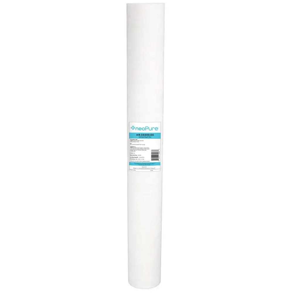 Neo-Pure Mb-25200-05 20" Polypropylene Sediment Depth Filter 5 Mic 1