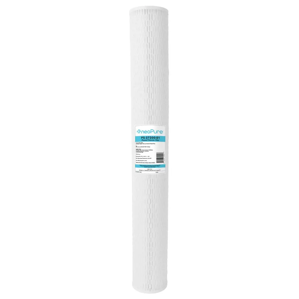 Neo-Pure Ps-27200-01 20" High Efficiency Pleated Filter 1 Micron 1