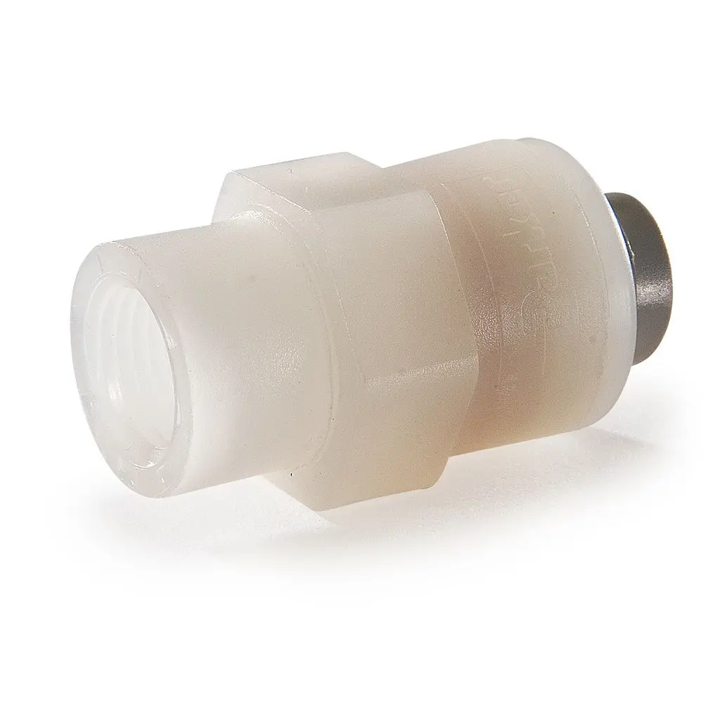 Kynar Pvdf Female Connector - 3/8 X 1/4 Nptf 1