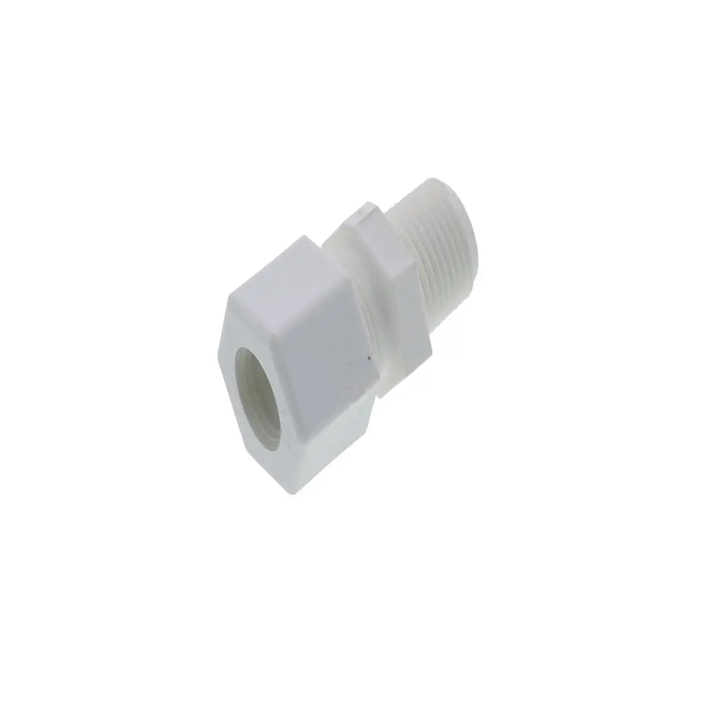 Jaco 10-10-8-P-Pg Polypropylene Male Connector 5/8 Od Tube X 1/2 Mpt 2