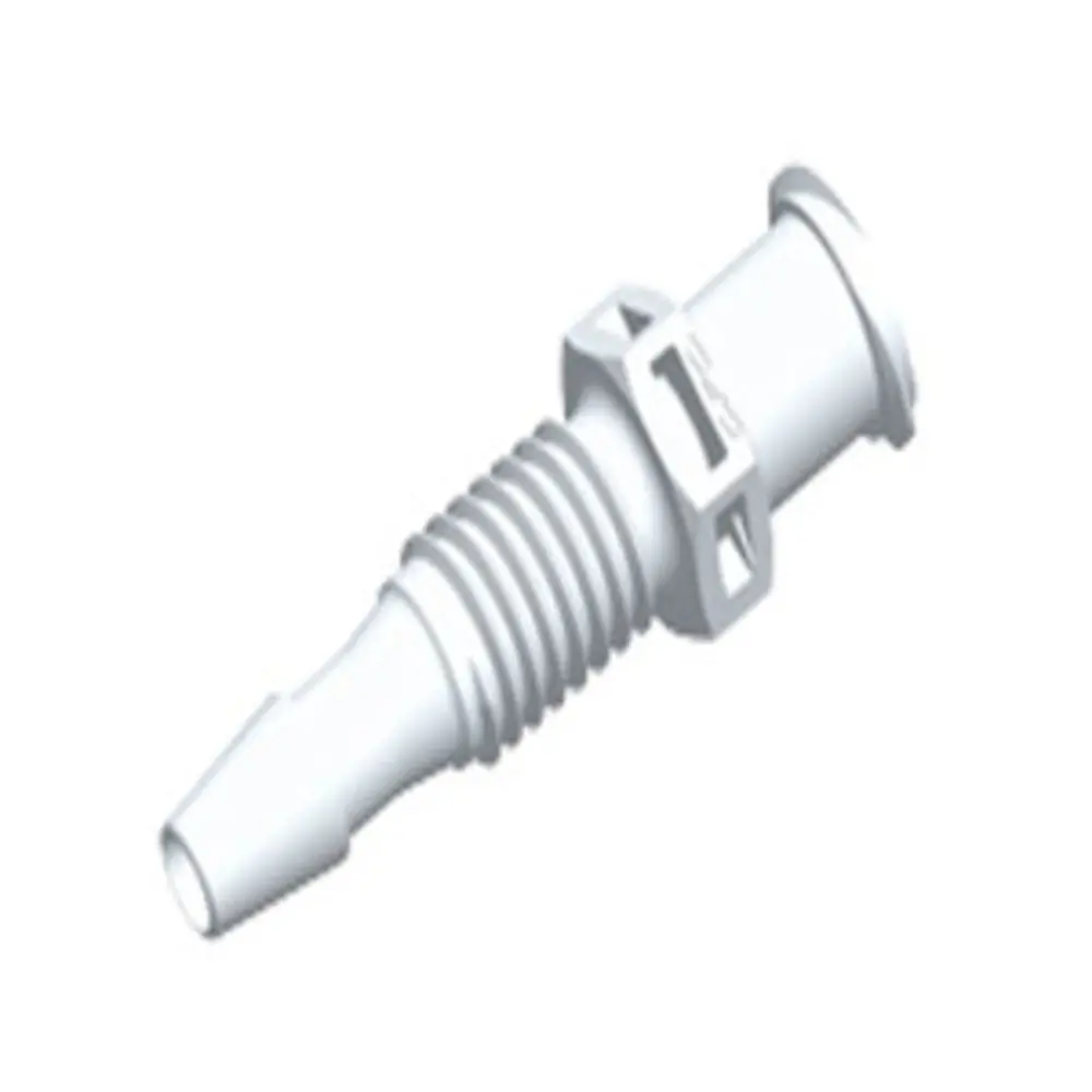 Pmlf4170 Luer Fitting Natural Pvdf Panel Mount Female Luer X 1/8 Hb 1