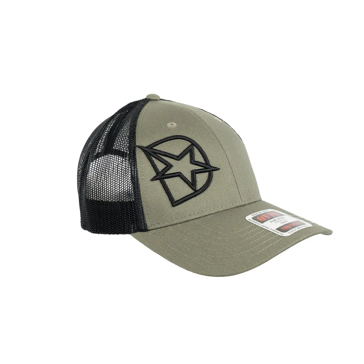 Dmaxstore D-Star Snapback Hat (Black/Olive) 1