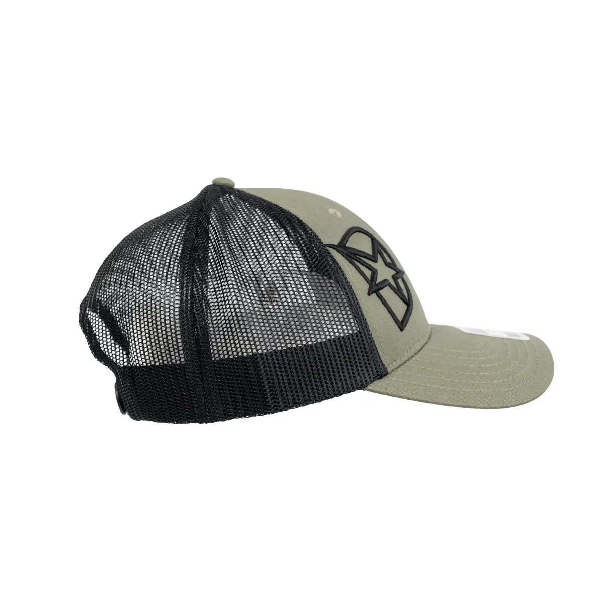 Dmaxstore D-Star Snapback Hat (Black/Olive) 2