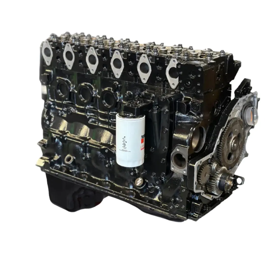 2003-2004 5.9 Cummins Cr Stock Long Block W/ Arp Head Studs 1