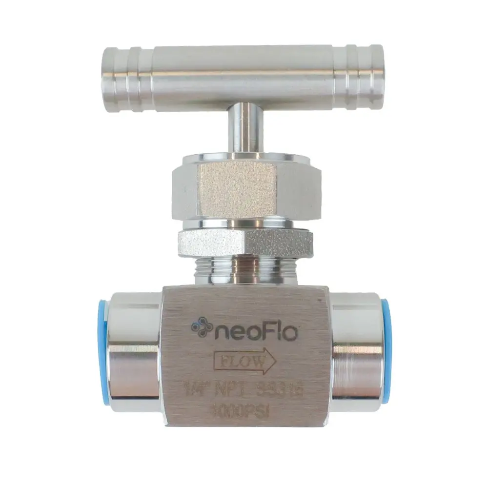 Panel Mount Needle Valve - 1/4" Fnpt 316 Ss 1