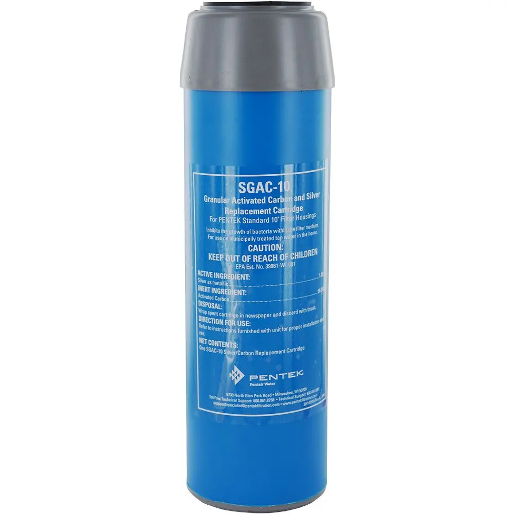 Pentek 155254-43 Sgac-10 Silver-Impregnated Gac Filter 2