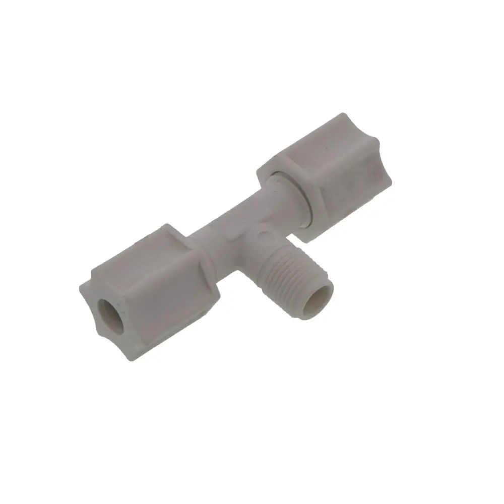 Jaco 60-4-2-P-Pg Polypropylene Male Branch Tee 1/4 Od Tube X 1/8 Mpt 1