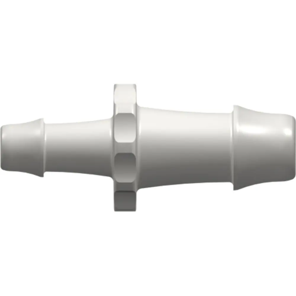 Linktech Straight Through Reduction Tube Fitting With 500 Series Barbs, 3/8" (9.5 Mm) And 1/4" (6.4 Mm) Id 1