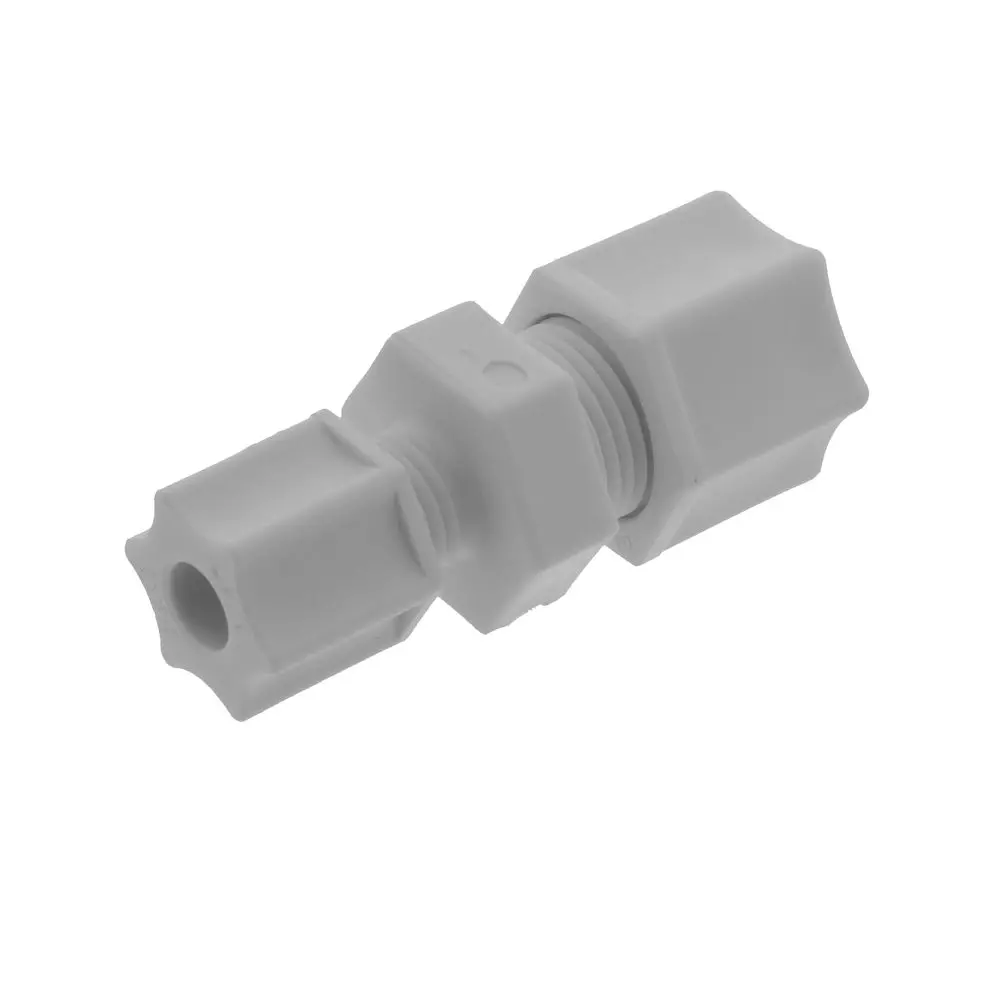 Jaco 15-6-4-P-O Polypropylene Reducing Union 3/8 Od Tube X 1/4 Od Tube 2