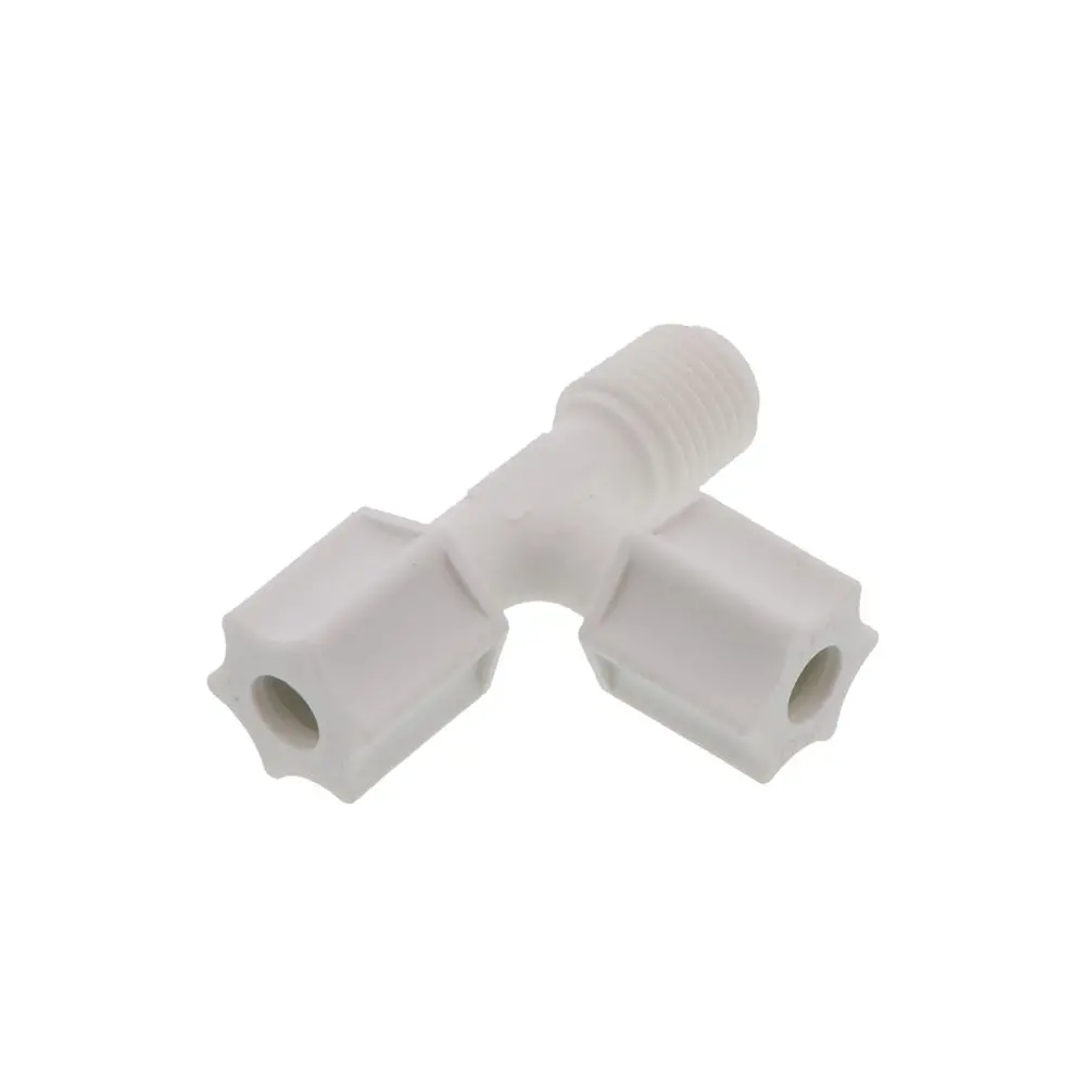 Jaco 75-4-4-P-Pg Polypropylene Male Run Tee 1/4 Od Tube X 1/4 Mpt 1