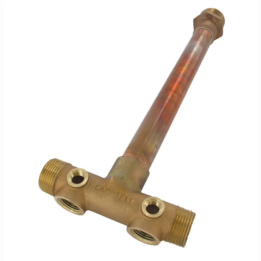 Brass Tank Cross 1.25" X 1" X 14" 1