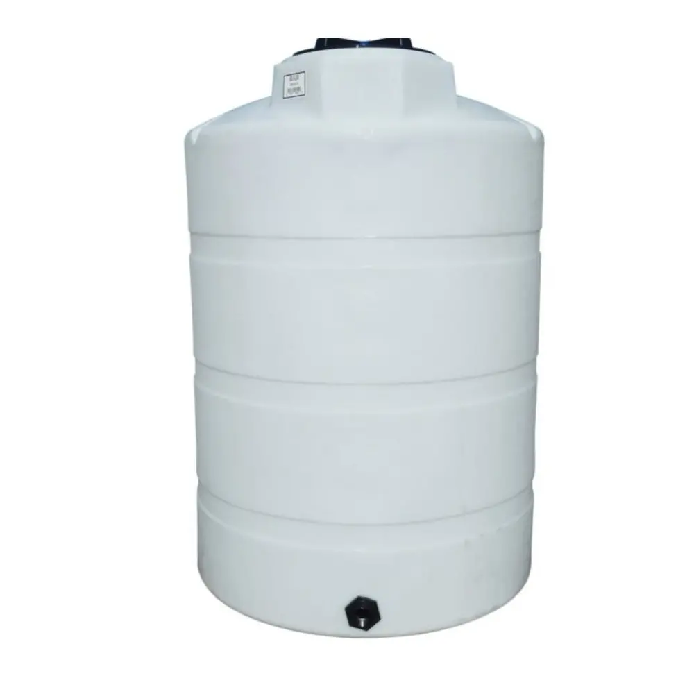 Atmospheric Vertical Storage Tank 500 Gal Drilled With Fittings 1