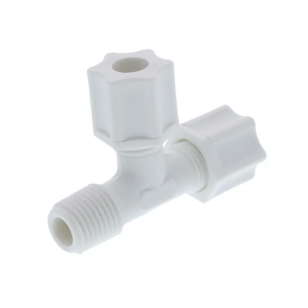 Jaco 75-5-4-P-O Polypropylene Male Run Tee 5/16 Od Tube X 1/4 Mpt 1