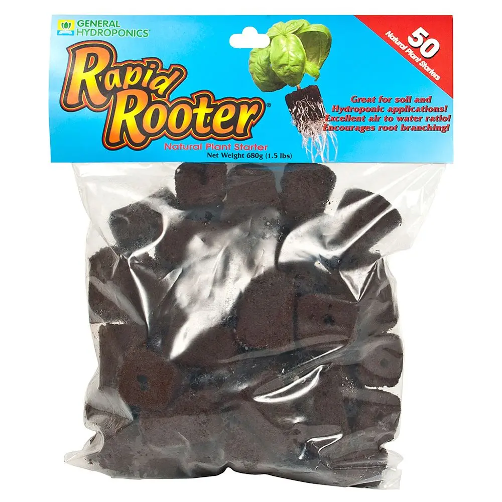 General Hydroponics Rapid Rooter Natural Plant Starter Plugs 1