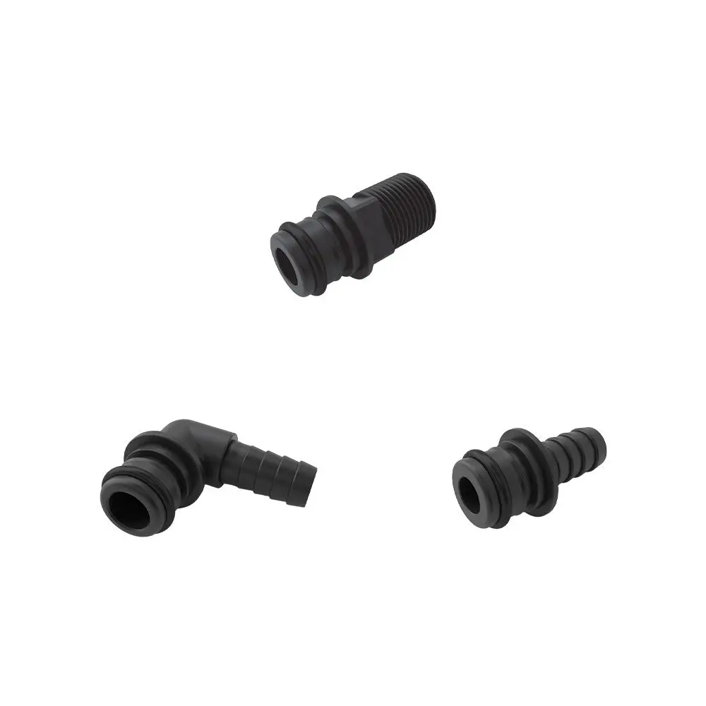 Remco Fq5f-1212 3/4" Quick Attach X 1/2" Hb Straight And Elbow Sprayer Fitting Kit 1