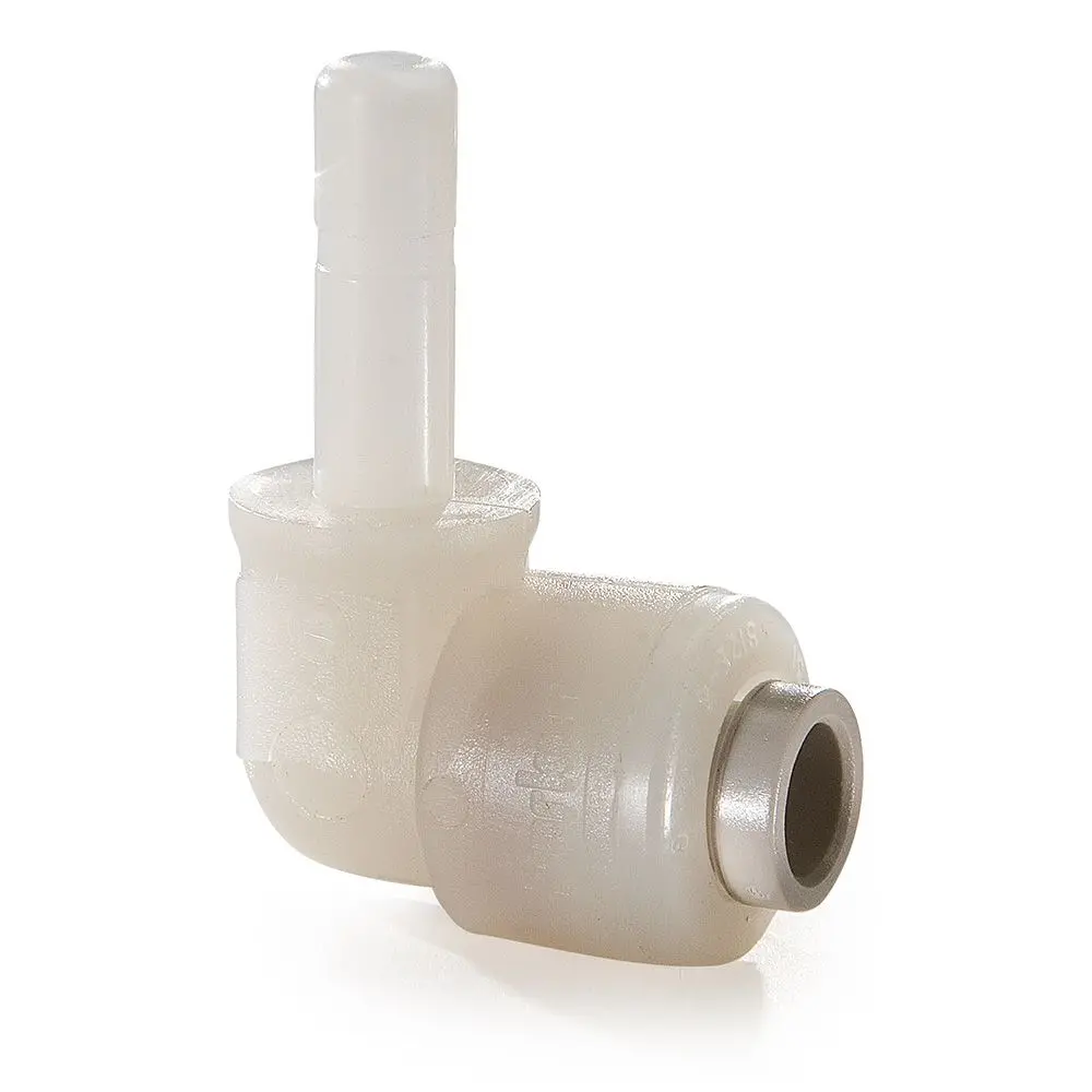 Kynar Pvdf Tube Elbow Union Stem - 3/8 X 3/8 1