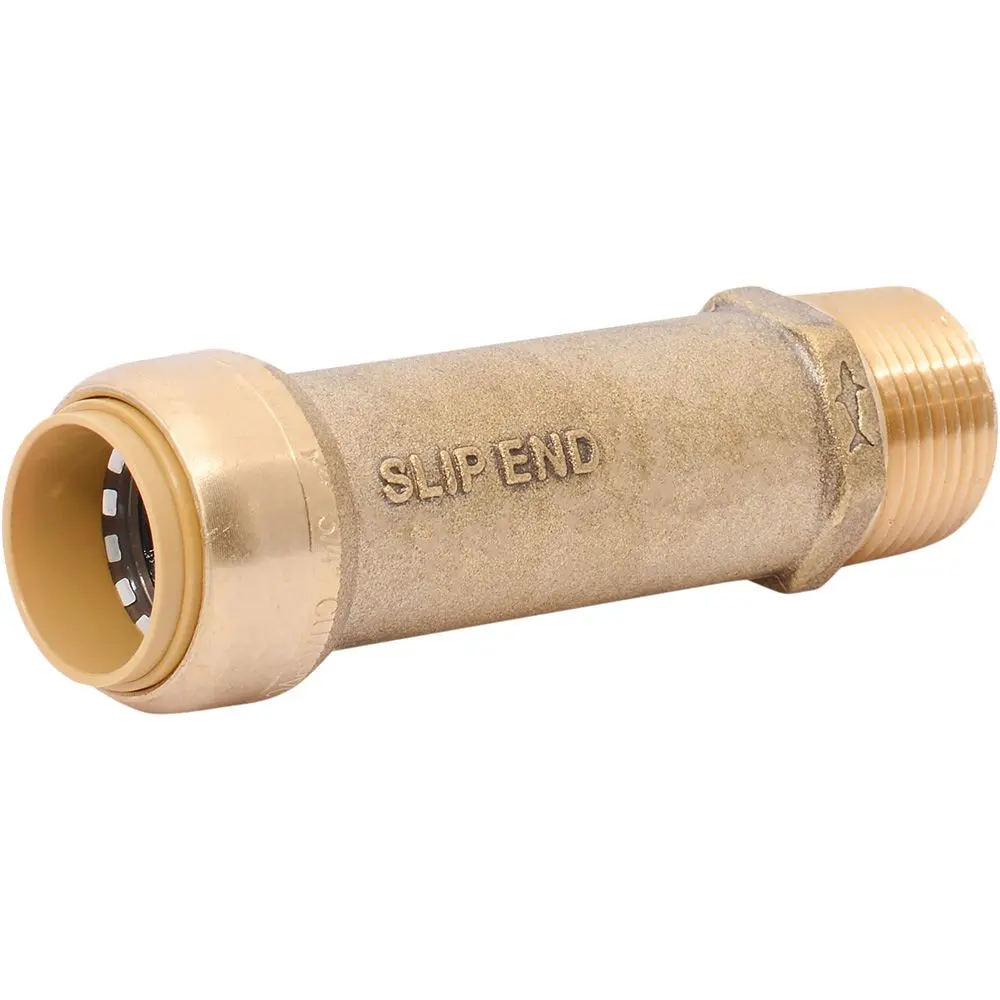 Sharkbite® U3134lf Lead-Free Brass Push-To-Connect Slip Male Adapter - 3/4" Slip X 3/4" Mpt 1