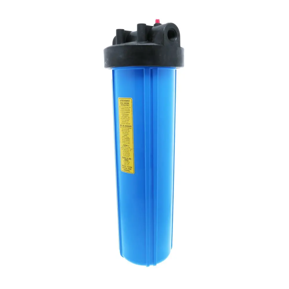 Watts Flowmatic 20" Full Flow Water Filter Housing Black/Blue W/ Pr 1