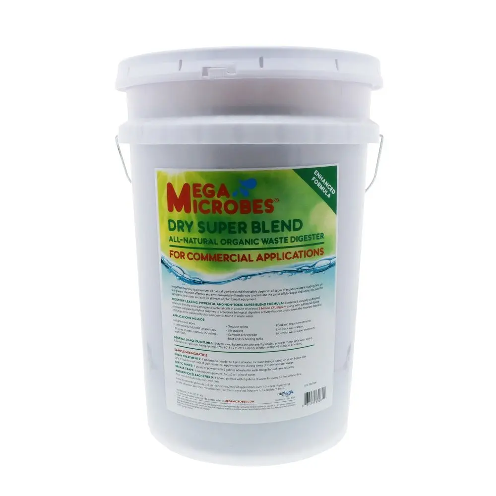 Megamicrobes Dry Premium Organic Waste Digester 25Lb Bucket 1