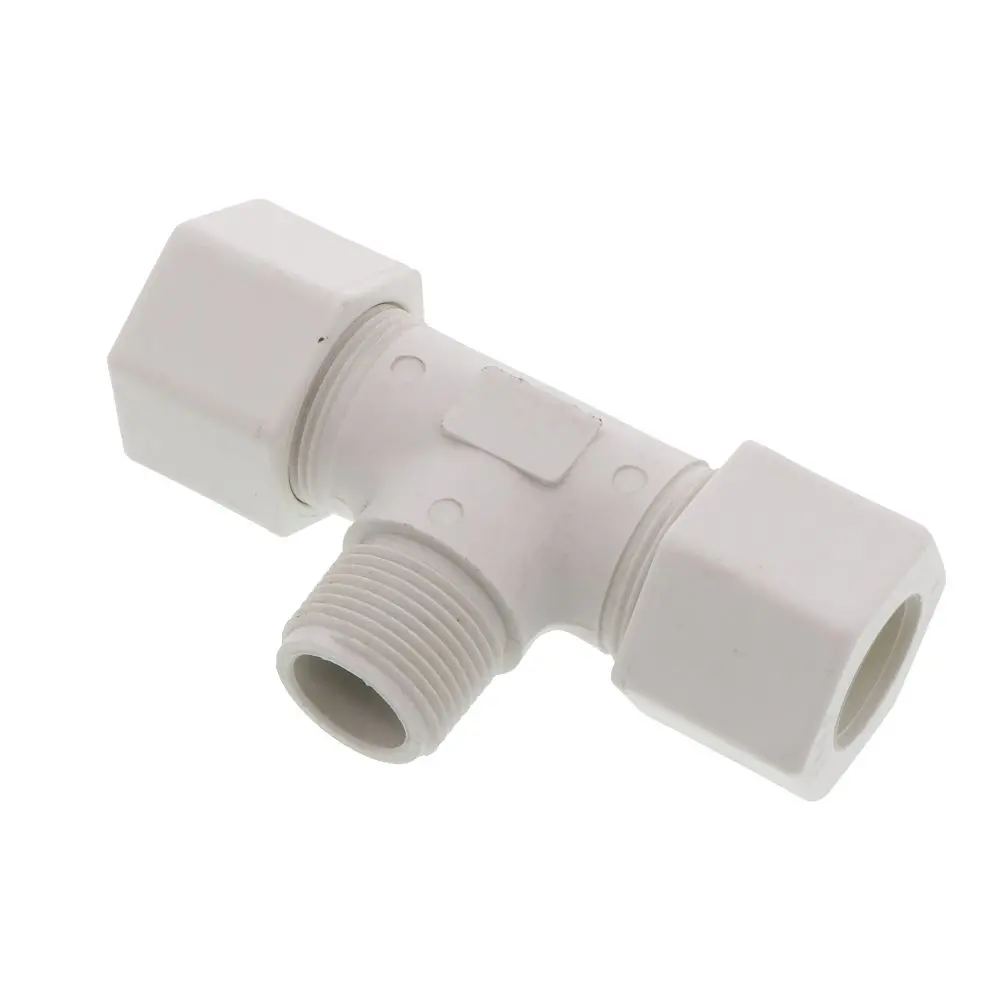 Jaco 60-14-12-P-Pg Polypropylene Male Branch Tee 7/8 Od Tube X 3/4 Mpt 1