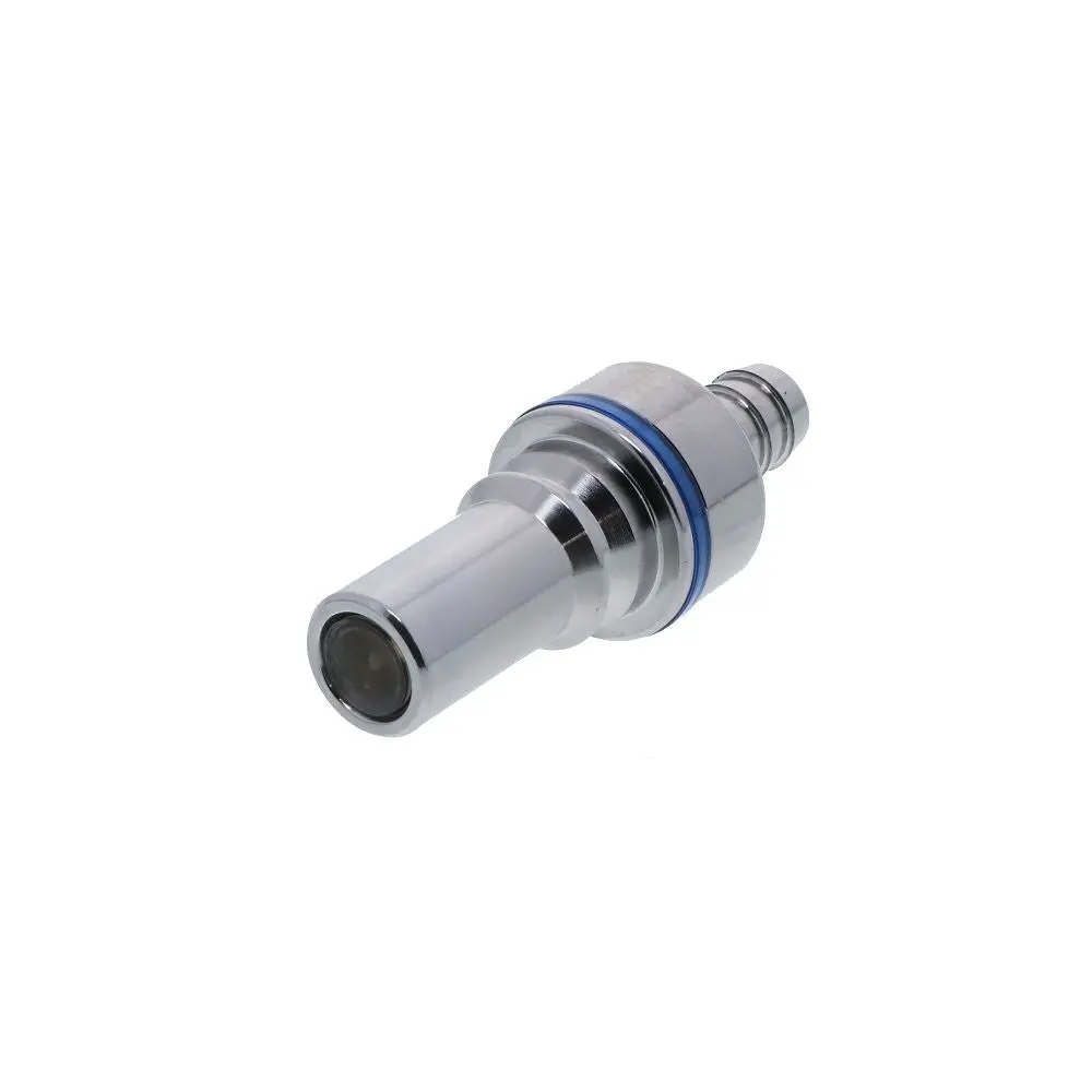 Lq6d22006blu Valved In-Line Liquid Cooling Coupling Insert 3/8 Id Barb Cool Blue 3