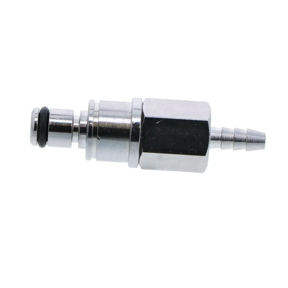 Multi-Mount Non-Valved Hose Barb Coupling Insert - 1/8 Id Barb Chrome 1