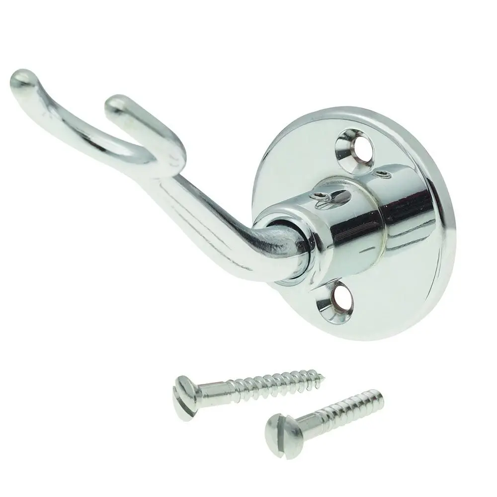 T&S Brass B-0166 Dummy Wall Hook Assy W/ Screws, 2" Diameter Flange 1