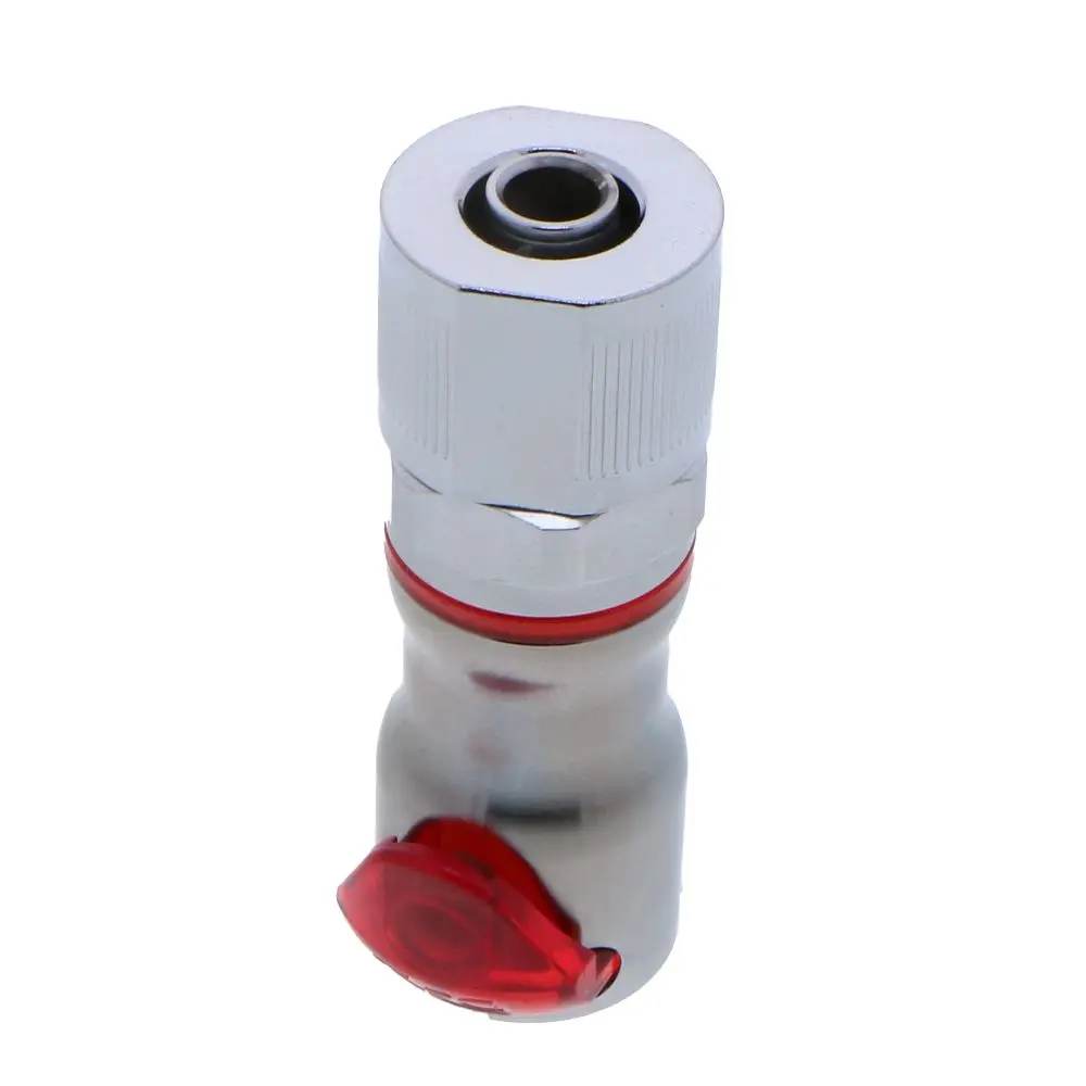 Lq6d13008red Valved Inline Ptf Liquid Cooling Coupling Body 1/2 Ptf Warm Red 2